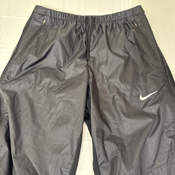 NWOT Nike Phenom Elite Shield Run Division Pant Men MED BlK Side Zips CU7884010 - Picture 1 of 14
